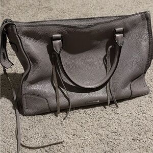 Rebecca Minkoff Gray Leather Tote Satchel